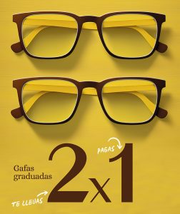 gafas graduadas 2x1
